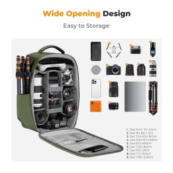 K&F Concept Camera Backpack 22L Nature Wander 10(Green) K&F Concept Camera Backpack 22L Nature Wander 10(Green)